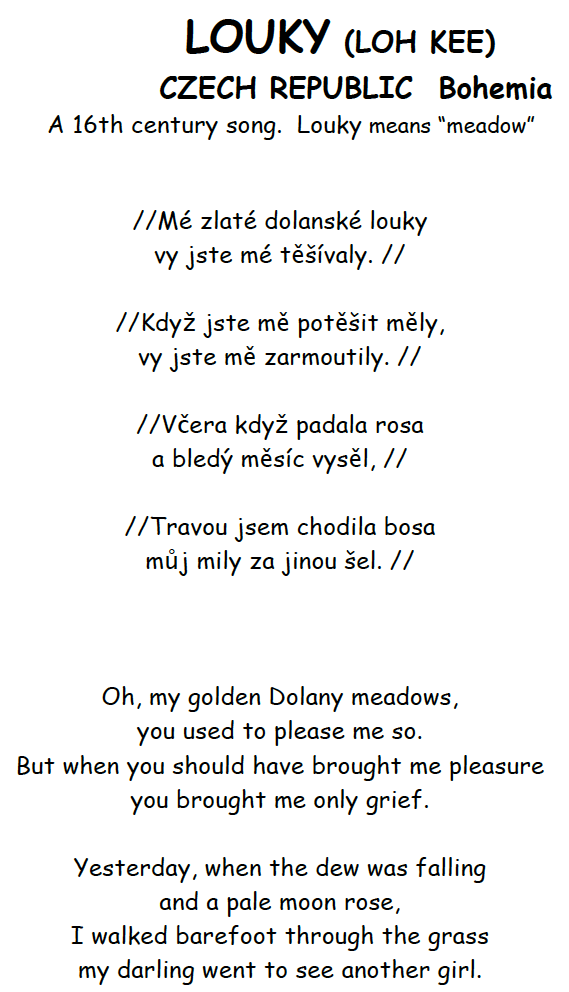 Louky lyr