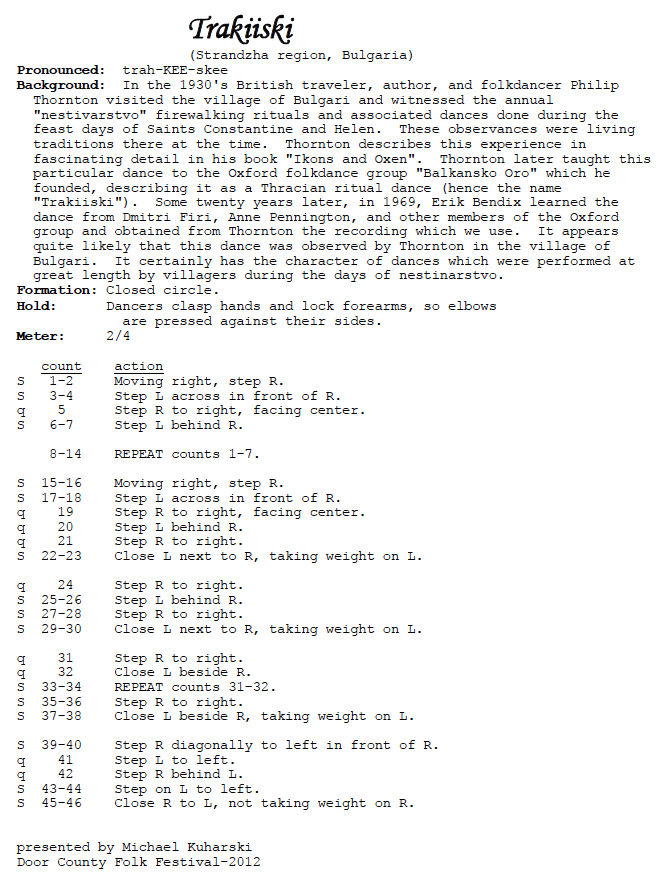 Nestinarstvo - Thornton