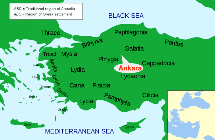 The Regions of Ancient Anatolia